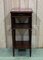 Vintage Mahogany and Marble Top Nightstand 8