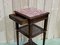 Vintage Mahogany and Marble Top Nightstand 4