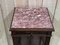 Vintage Mahogany and Marble Top Nightstand 6