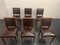 Art Deco Elm, Maple & Leatherette Dining Chairs, 1940s, Set of 6 2