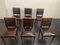 Art Deco Elm, Maple & Leatherette Dining Chairs, 1940s, Set of 6, Image 2