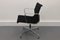 Fauteuils Pivotants EA 108 Noir et Aluminium par Eames pour Vitra, 2000s, Set de 4 19