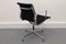 Fauteuils Pivotants EA 108 Noir et Aluminium par Eames pour Vitra, 2000s, Set de 4 14