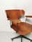 Wooden Swivel Chair in Teak and Plywood by Carlo Ratti for Legni Curvati, 1950s 7