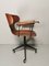Wooden Swivel Chair in Teak and Plywood by Carlo Ratti for Legni Curvati, 1950s 5