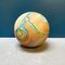 Italian Hand-Painted Solid Wood Decorative Sphere with Abstract Decoration, 1970s 1