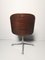 Rosewood and Leather Swivel Chair by Ico Luisa Parisi for MIM, 1950s 4