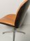 Rosewood and Leather Swivel Chair by Ico Luisa Parisi for MIM, 1950s 7