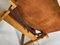 Mid-Century Danish Oak & Dark Brown Leather Safari Armchair by Poul Hundevad for Vamdrup, Image 10