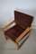 Mid-Century Danish Oak & Dark Brown Leather Safari Armchair by Poul Hundevad for Vamdrup, Image 2
