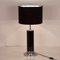 Vintage Chrome & Black Enameled Metal Table Lamp by Goffredo Reggiani, 1970s, Image 3