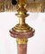 Antike Tischlampe aus Marmor & vergoldeter Bronze, 1800er 2