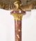 Antike Tischlampe aus Marmor & vergoldeter Bronze, 1800er 3