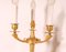 French Gilded Bronze Candelabra Table Lamps from Maison Boler of Paris, 1930s, Set of 2 2