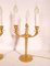 French Gilded Bronze Candelabra Table Lamps from Maison Boler of Paris, 1930s, Set of 2 13