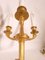 Französische vergoldete Bronze Kandelaber Tischlampen von Maison Boler of Paris, 1930er, 2er Set 9