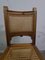 Antique Art Nouveau Walnut Side Chairs, Set of 4 3