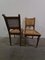 Antique Art Nouveau Walnut Side Chairs, Set of 4 2