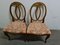 Antique Art Nouveau Side Chairs, Set of 2 1