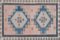 Grand Tapis Kars Vintage de Couleur Douce 3