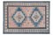 Grand Tapis Kars Vintage de Couleur Douce 2