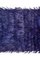 Blaugrauer Angkorine Woll Teppich Läufer 6