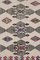 Mid-Century Jajim Kelim Türkischer Vintage Teppich mit Pflanzenfarbton 7