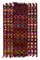 Vintage Colorful Tulu Kilim Rug, Image 1