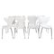 Modell 3107 Stühle von Arne Jacobsen für Fritz Hansen, 8er Set 1