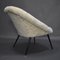 Fauteuil en Laine de Mouton dans le style de Fritz Neth, 1970s 6