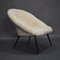 Sheep Wool Armchair in the style of Fritz Neth, 1970s, Image 2