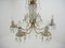 Mid-Century Bohemia Crystal Chandelier, 1950s 8