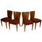 Art Deco Model H-214 Dining Chairs by Jindrich Halabala for Up Závody, Set of 4, Image 1