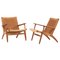 CH25 Easy Chairs by Hans J. Wegner for Carl Hansen, Set of 2, Image 1