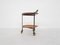 Teak and Metal Foldable Serving Trolley Bar Cart from Ary Fanerprodukter Nybro, Sweden, 1950s, Image 2