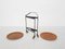 Teak and Metal Foldable Serving Trolley Bar Cart from Ary Fanerprodukter Nybro, Sweden, 1950s, Image 6