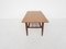 Teak and Rattan Coffee Table Attributed to Louis Van Teeffelen for Webe, 1950s, Image 5