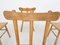 Moderne skandinavische Birkenholz Stühle mit Sprossen, 1950er, 6er Set 7