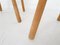 Scandinavian Modern Birchwood Spindle Back Chairs, 1950s, Set of 6 3