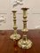 Antique Victorian Brass Candlesticks, 19th Century, Set of 2 5