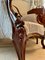 Antique Victorian Mahogany Carved Library Chair, 19th Century 5