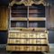 Antique Oak Cabinet, 1850s 5