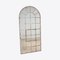 White Arched Factory Window Mirror 1