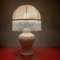 Vintage Pearl Colored Ceramic Table Lamp, 1970s 9