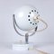 Lampe de Bureau Eyeball Blanche Mid-Century, 1960s 4