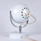 Mid-Century White Eyeball Desk Lamp, 1960s 4