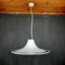 Lampe à Suspension en Verre de Murano Blanc, Italie, 1970s 10