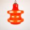 Mid-Century Orange Pendant Lamp from Sijaj Hrastnik 1