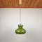 Mid-Century Green Glass Pendant Lamp, 1970s 6