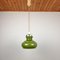 Mid-Century Green Glass Pendant Lamp, 1970s, Image 6